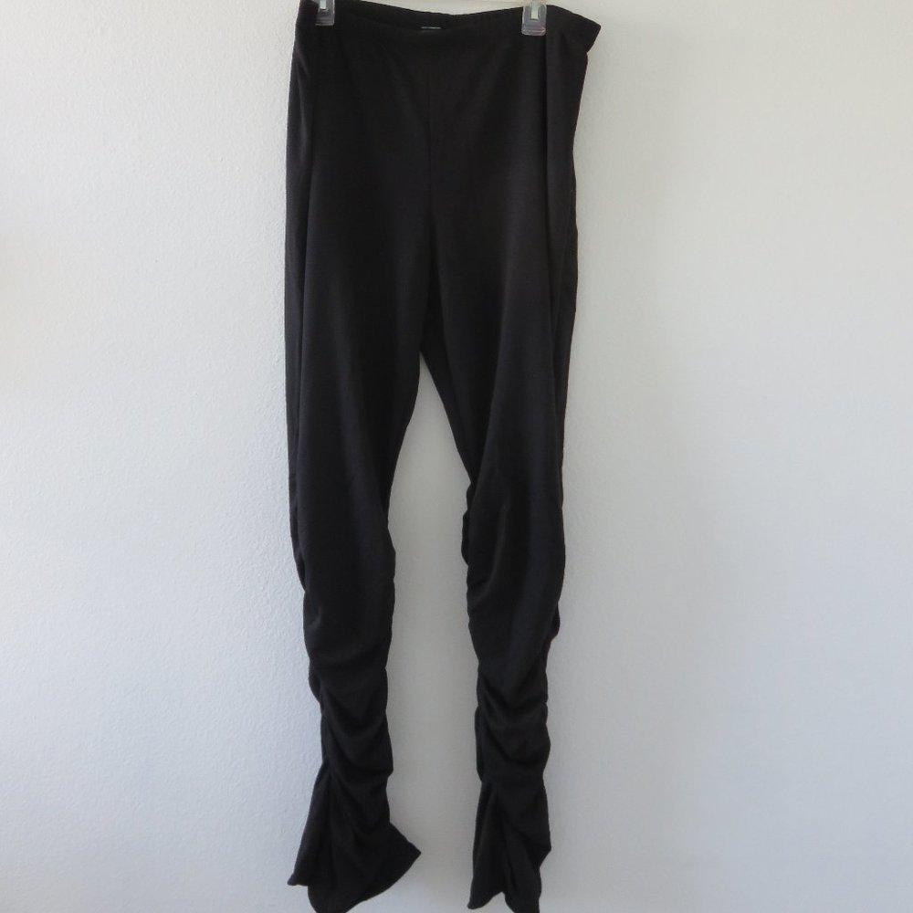 (#G) Double Heart Rouched bottom Pants leggings Size 2X